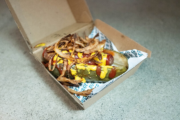 The Absolute Wurst pickle dog. Photo: AB