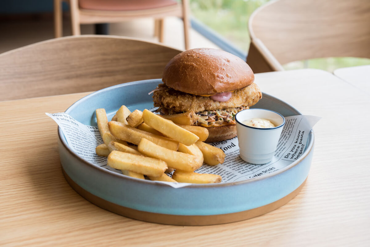 Tingling Chicken Burger at Fields. Photo: Rebekah Robinson