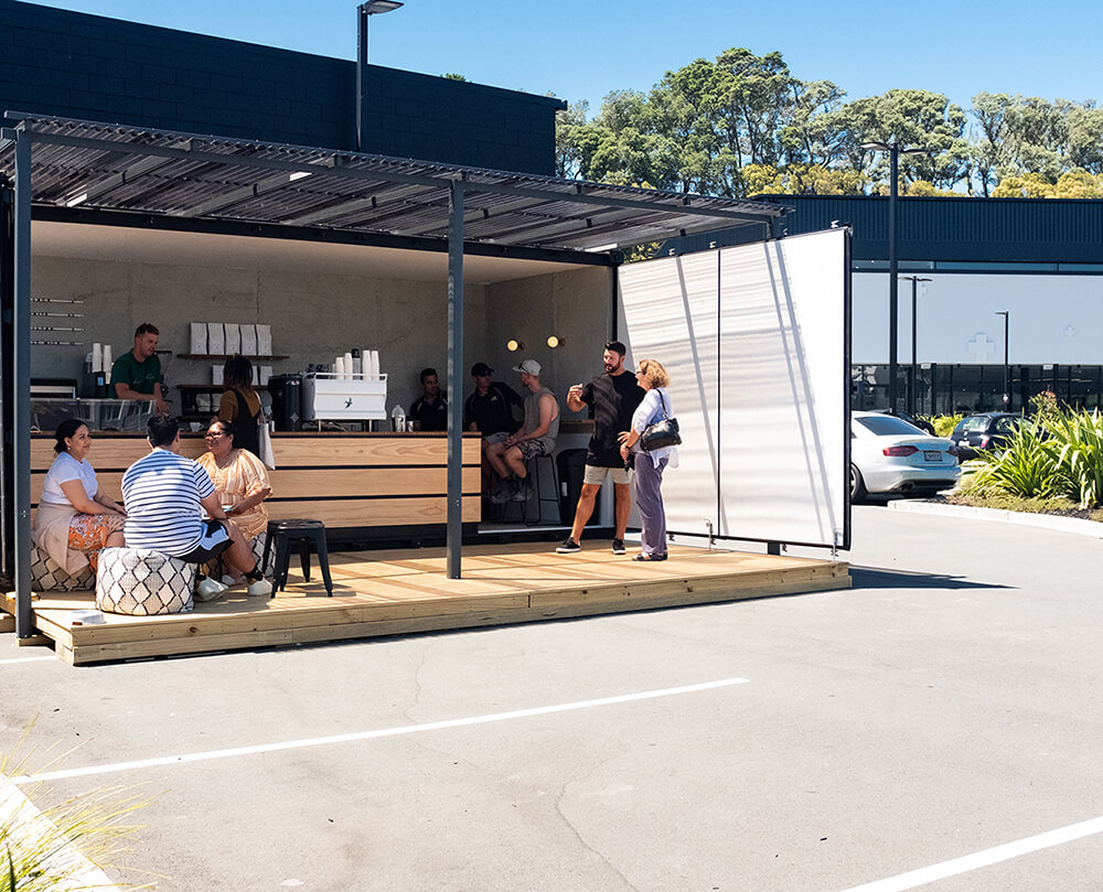 Fount Coffee Co is a container cafe pouring serious brews in a Mt Eden car park