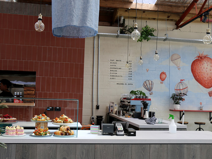 The cafe counter at Patch. Photo: Jean Teng