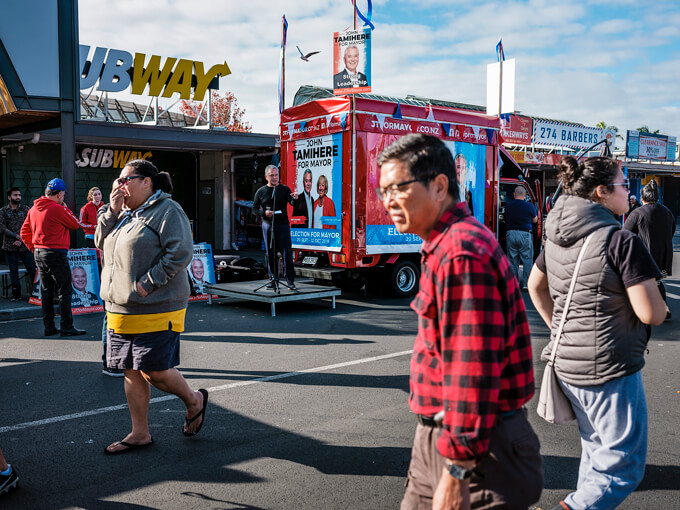 On the campaign trail with John Tamihere