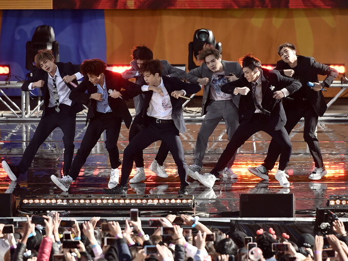 A BTS performance. Photo: Getty