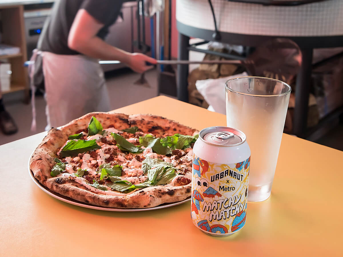 Umu pizza voted best pairing with Urbanaut x Metro Matchy Matchy beer