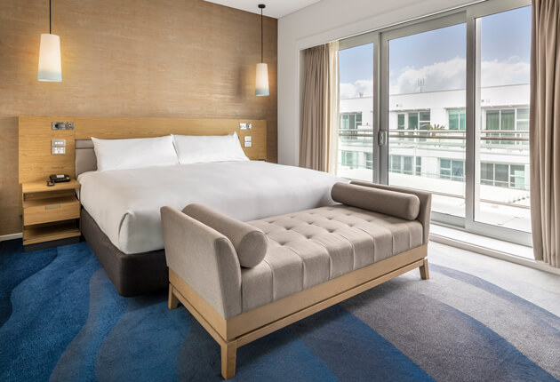 Inside one of the new level eight luxury rooms. Image: Supplied