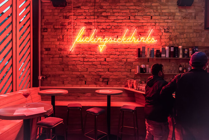 Next Door: A new, neon-lit cocktail bar opens in Kingsland