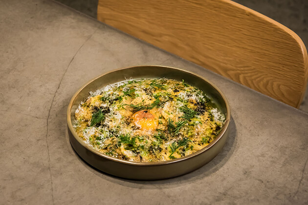 Leek maltagliati. Photo: Rebekah Robinson
