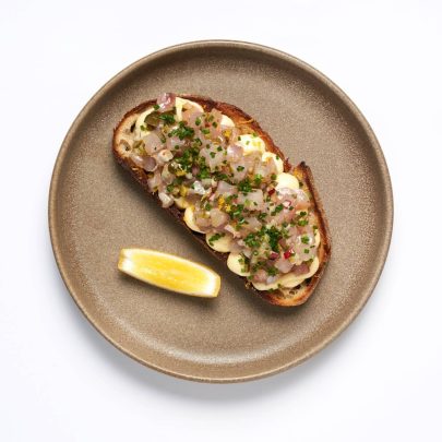 Raw Fish on Toast — Duo Eatery