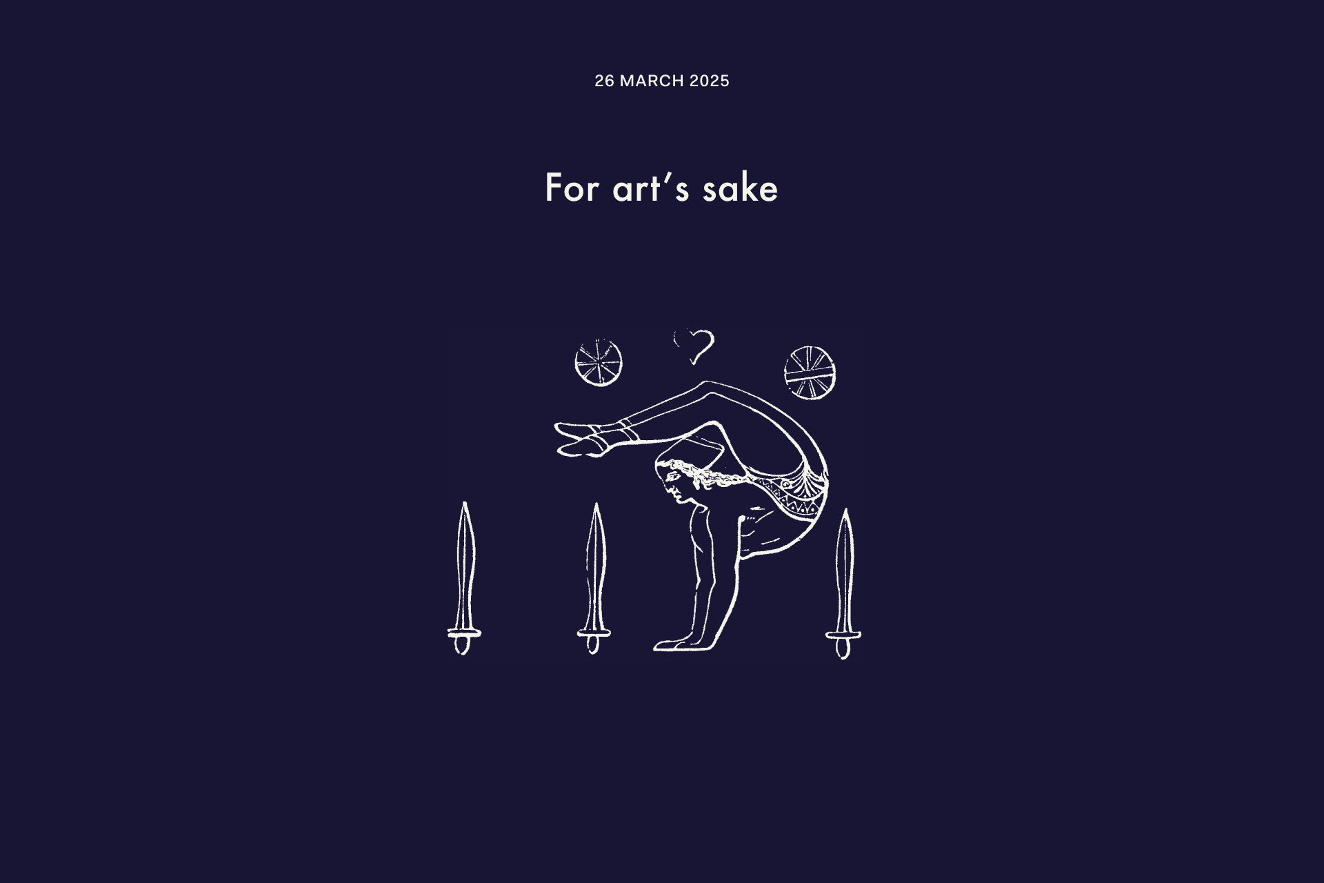 Metro Arts — Wednesday 26 March